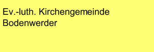 Ev.-luth. Kirchengemeinde Bodenwerder